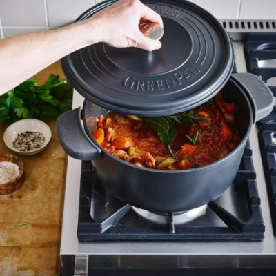 Гусятница GreenPan Featherweights 25 см, 6,2 л чорна (CC002222-001) Винница - изображение 4