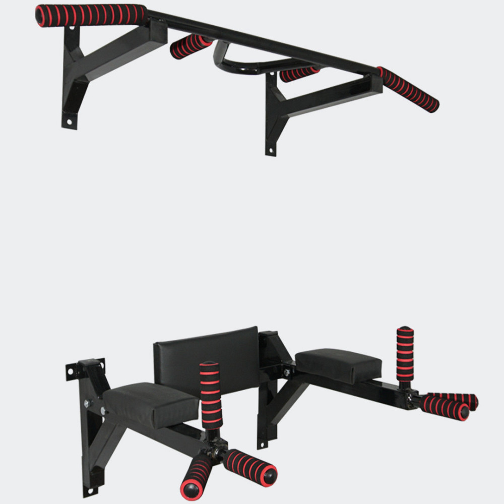 Комплект турнік бруси і прес настінні підйомні складні для дому Київ - фото 1