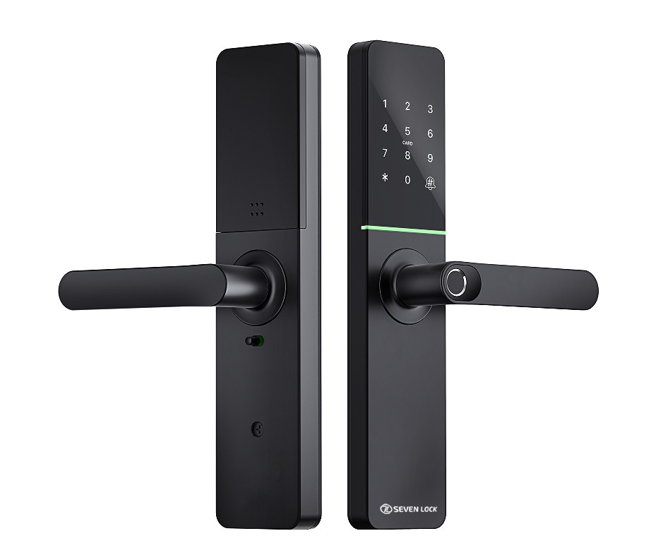 Розумний дверний біометричний замок SEVEN LOCK SL-7779BFW Київ - фото 3