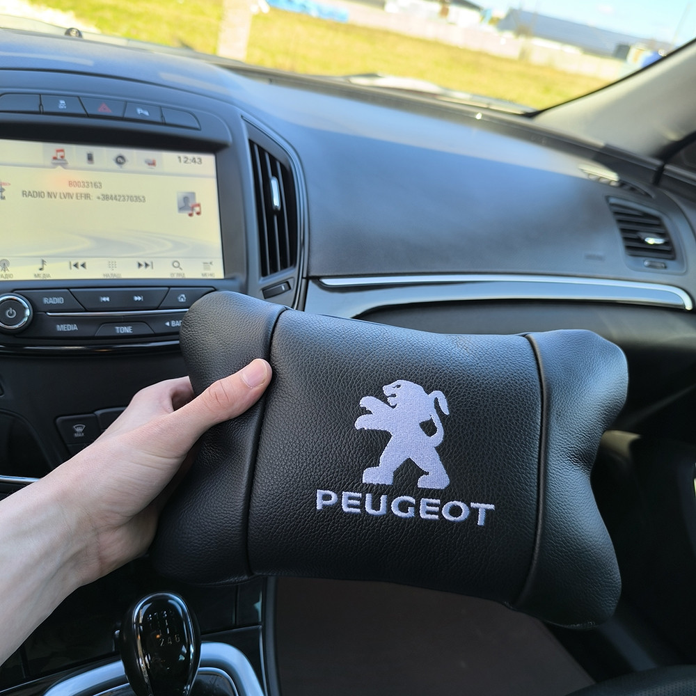 Автоподушки з логотипом Peugeot, Утримуюча подушка для шиї в автомобілі, Авто подушки в машину YR-12 Львів - фото 11
