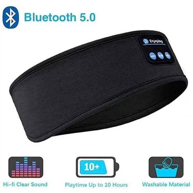 Блютуз наушники повязка для бега йоги и сна SleepBand 5.0 беспроводная маска гарнитура с микрофоном черная новый Киев - изображение 4