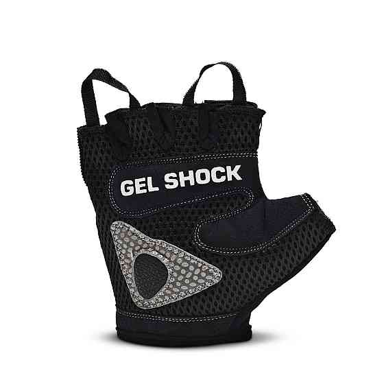Рукавички для фітнесу Leone Gel Shock Black S Киев