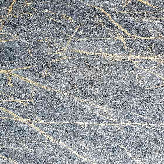 Шпалери вінілові на флізелін Rasch Factory 0.53х10,05 абстракція зріз каменю під мармур чорні золото 428964 Київ