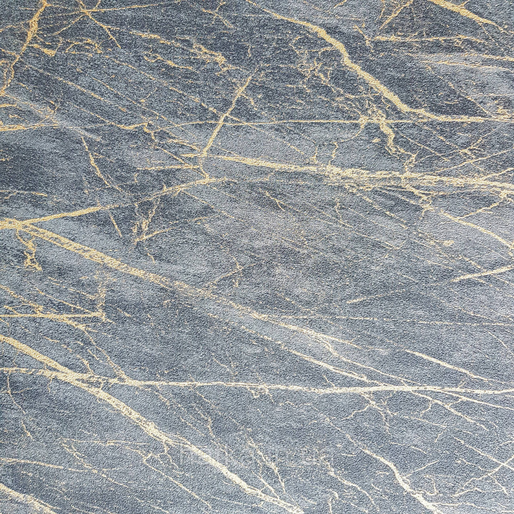 Шпалери вінілові на флізелін Rasch Factory 0.53х10,05 абстракція зріз каменю під мармур чорні золото 428964 Київ - фото 2