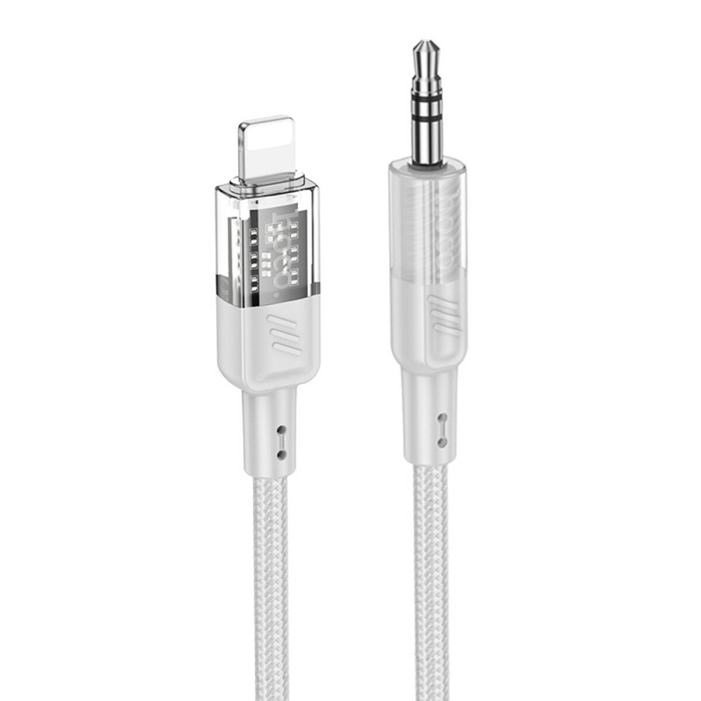 Аудiокабель HOCO UPA27 Spirit transparent digital audio conversion cable iP Black (6942007612524 ) Киев - изображение 1