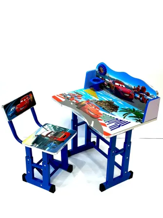 Детская парта регулируемая Тачки / Письменный стол и стул с регулируемой высотой Коломыя