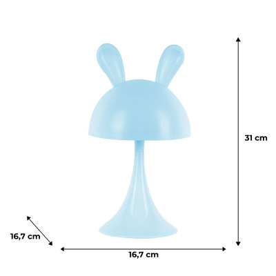 Нічник Kite Світильник LED з акумулятором Simple Bunny, блакитний (K25-317-1-3) Вінниця - фото 6