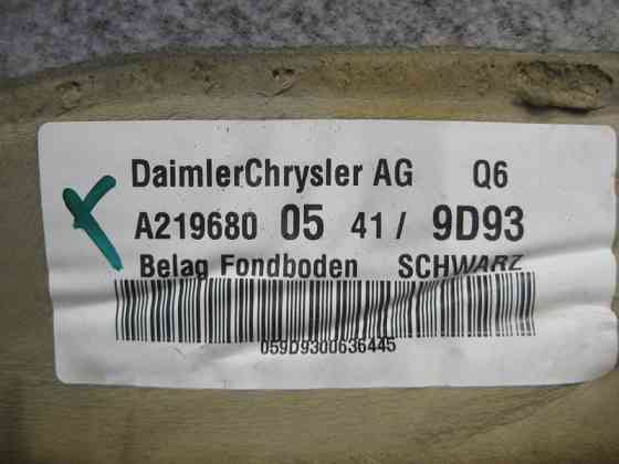 Mercedes-Benz  A2196800541 9D93 Килим салону задній чорний CLS C219 Одесса