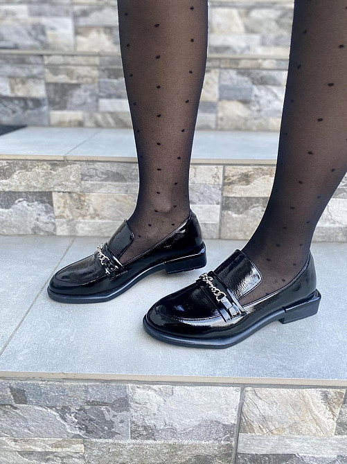 GINA ORIGINAL Туфлі жіночі GINA ORIGINAL 6884 чорні (весна-осінь, шкіра лакована) (4300) 36-40 Коломия - фото 9