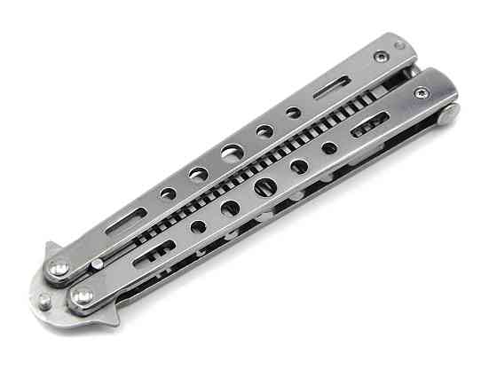 Ніж метелик Гребінець Benchmade A753 Срібло Дніпро