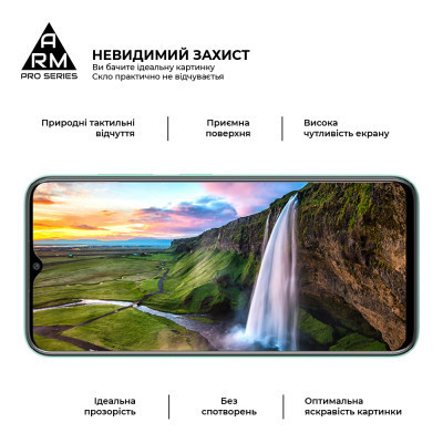 Скло захисне Armorstandart Pro ZTE Blade A73 4G Black (ARM70682) Вінниця - фото 4