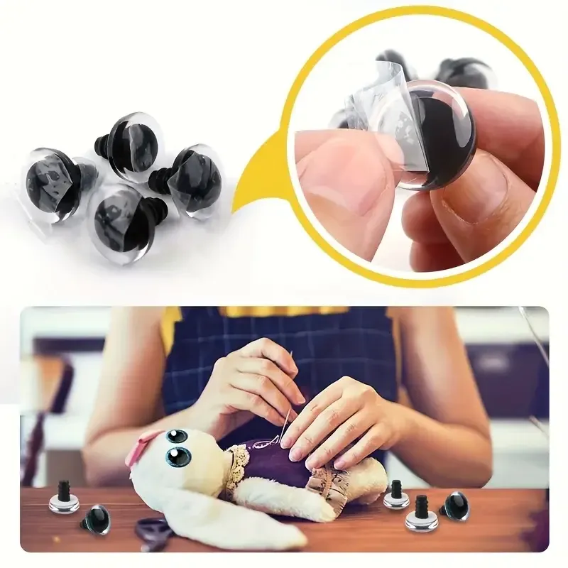 Цветные винтовые глаза 12мм для игрушек, 30 шт. Киев - изображение 10