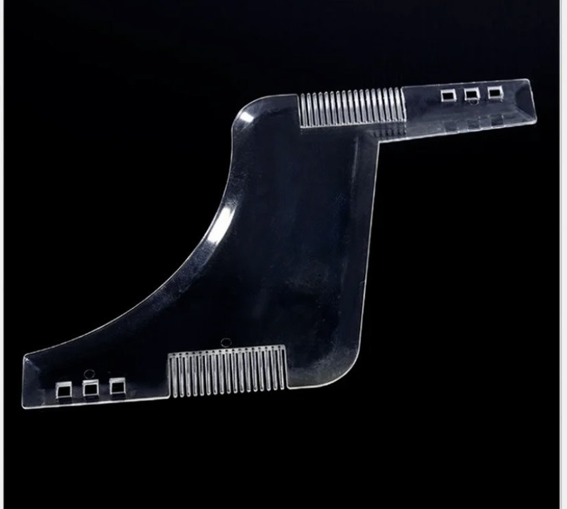 Шаблон для бороды, трафарет для бороды и усов, стайлер, триммер для бороды, прозрачный Киев - изображение 2