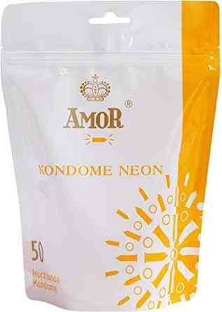 Презервативи - Amor Neon, 50 шт. Sex Aura Київ