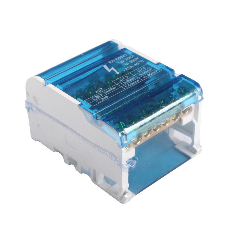 Шина нулевая в корпусе (кросс-модуль) 4х7, 125A Днепр - изображение 1