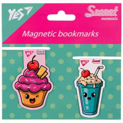 Закладки для книг Yes магнітні Sweet Cream Cake, 2шт (708114) Вінниця
