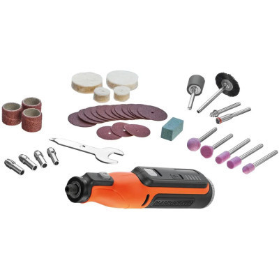Гравер Black&amp;Decker 29500 об/хв, 7,2V, Li-Ion 1,5Ah (BCRT8I) Вінниця - фото 5