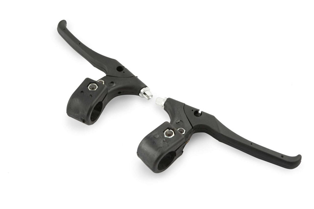 Рычаги руля велосипедные (пара, с креплением) (черные) Мукачево - изображение 1