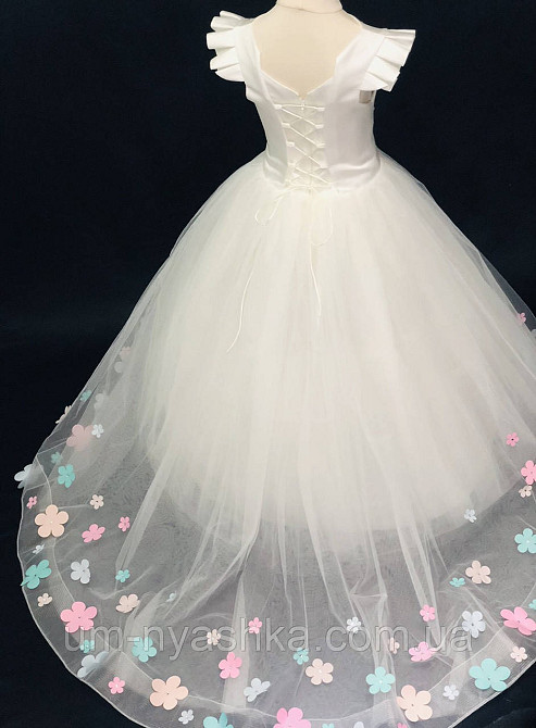 Длинное платье со шлейфом Элизабет на 4-5, 6-7 лет Кривой Рог - изображение 4