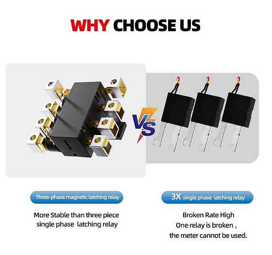 Трьохфазний Wi-Fi лічильник електроенергії KWS-306WF Київ