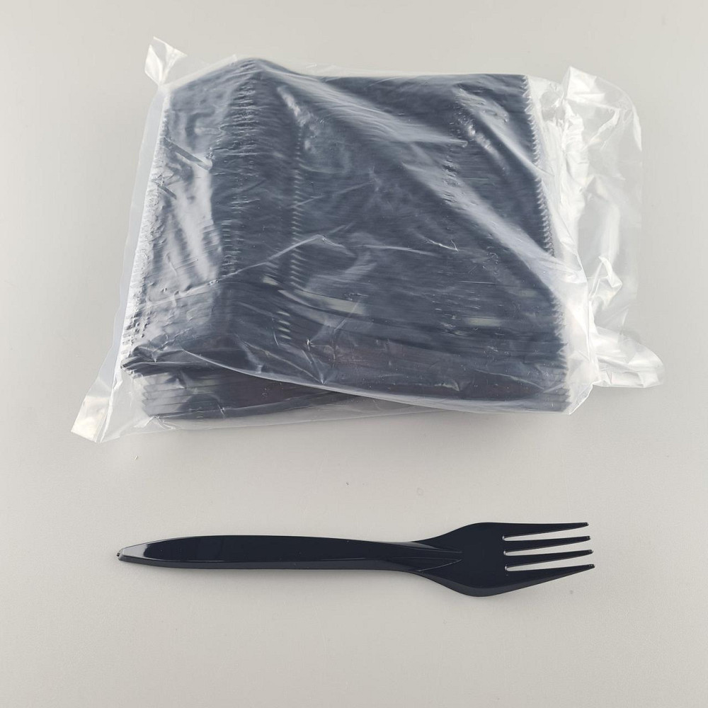 Вилка 180 мм Черная Премиум Андрекс (100 шт) Харьков - изображение 1