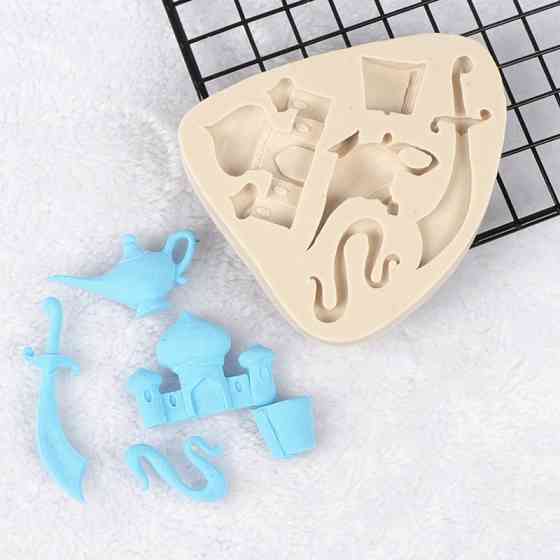 Молд силиконовый Алладин 105 на 97 мм серый Киев