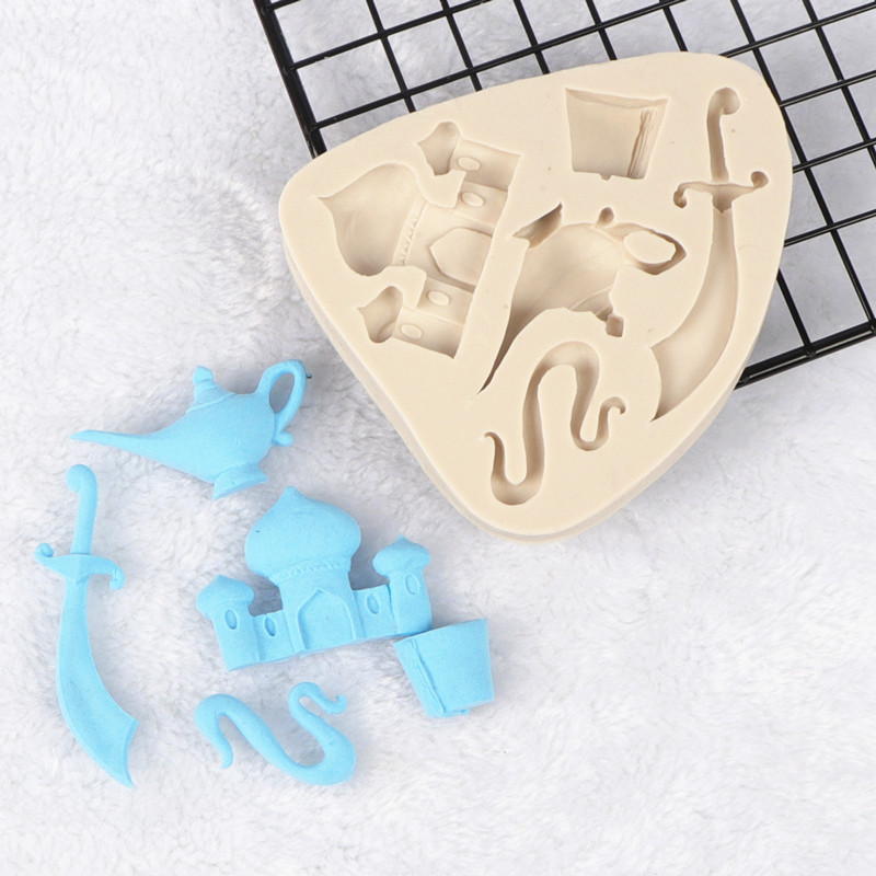 Молд силиконовый Алладин 105 на 97 мм серый Киев - изображение 1