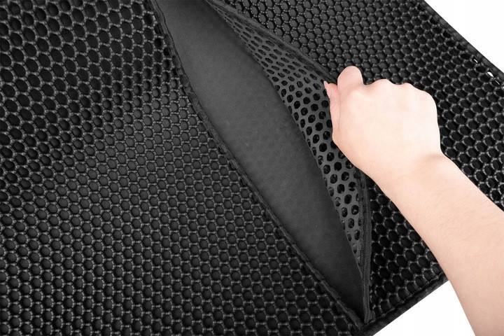 Коврик двухслойный для кошачьего туалетного лотка Purlov (15656) Black Нововолынск - изображение 4