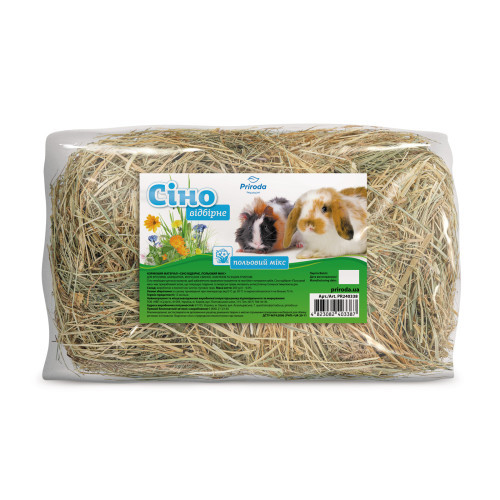 Сіно лугове Природа Польовий мікс для гризунів 200 г Київ - фото 1