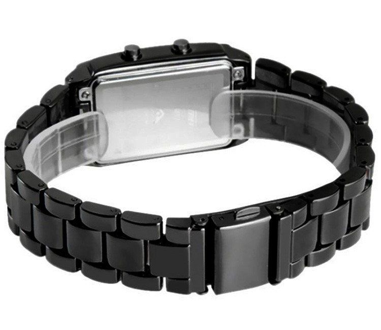 Унікальний бінарний чоловічий годинник Skmei 1035 (Чорний) Вінниця - фото 4