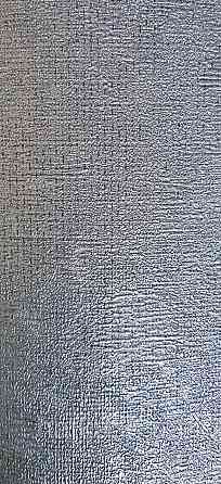 Шпалери вінілові на флізеліні NOVA метрові під штукатурку структурні однотонні сірий металік Київ