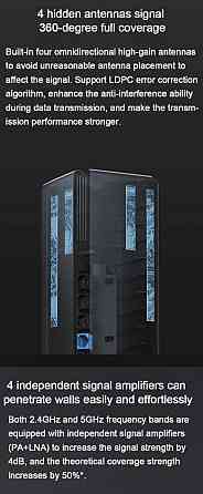 Маршрутизатор Xiaomi Router AX3000 Wi-Fi 6 Mesh AX3000, 3000 Мбіт/с. Київ