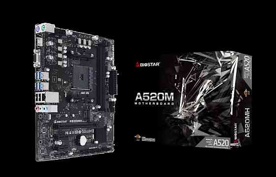 Материнська плата Biostar A520 (sAM4,  AMD A520, PCI-Ex16) Київ