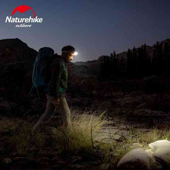 Фонарь налобный Naturehike NH18T001-A, голубой Киев
