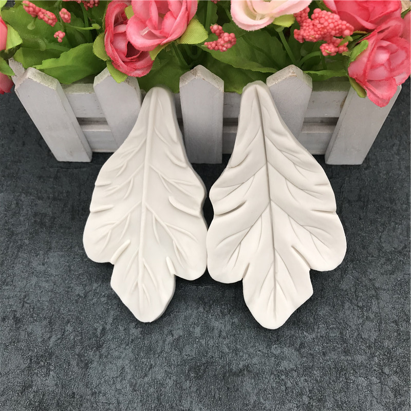 Молд силиконовый Листья дуба 102 на 56 мм белый Киев - изображение 1