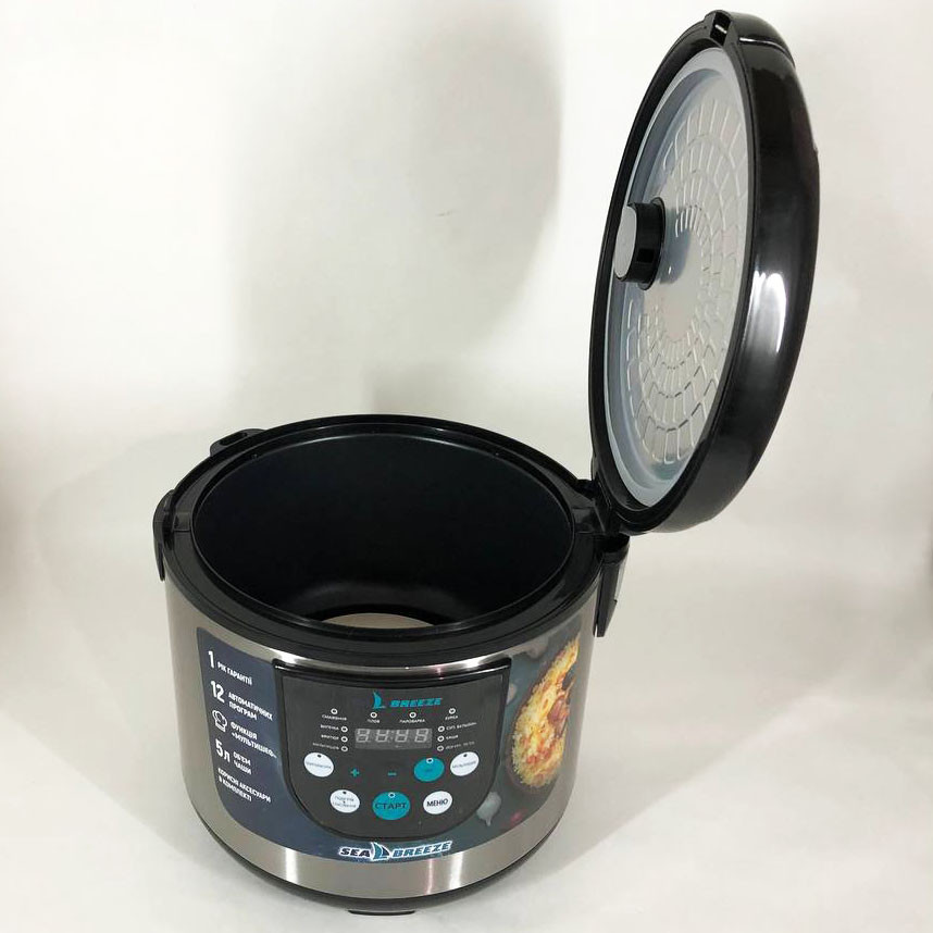 Мультиварка качественная бытовая SeaBreeze, Мультиварка пароварка скороварка качественная AP-18 Львов - изображение 9