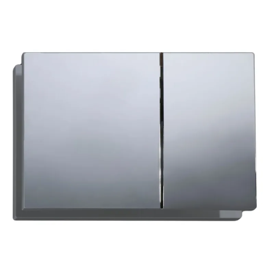 Панель змиву Koer KT-0610-01 240x160x32mmmm пластикова, кнопка квадратна (колір хром) (KR6135)   ( 21074 ) Харьков