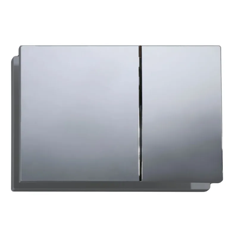 Панель змиву Koer KT-0610-01 240x160x32mmmm пластикова, кнопка квадратна (колір хром) (KR6135)   ( 21074 ) Харьков - изображение 1