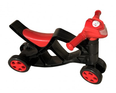 Дитячий біговел Мінібайк 0136/02 чорний з червоним Вінниця