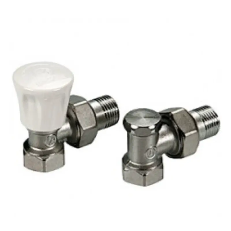 Набор кранов для радиатора угловой под вентиль+ угловой под ключ 1/2 Britolli Харьков - изображение 1