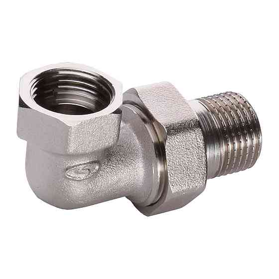 Сгон-американка угловой SOLOMON 1/2″ НИКЕЛЬ 1600 (000001055) Киев