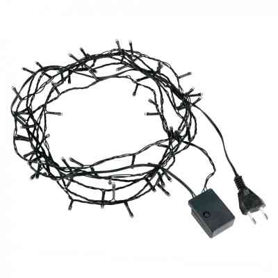 Гирлянда YES! Fun Нить 70 LED Синяя 4.9 м 8 режимов мигания (974843) Винница