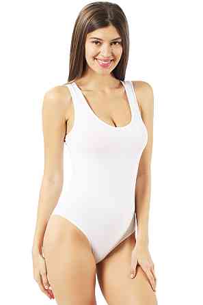 Боди женский с широким бретелями глубокий вырез Ozkan 0602 L Киев