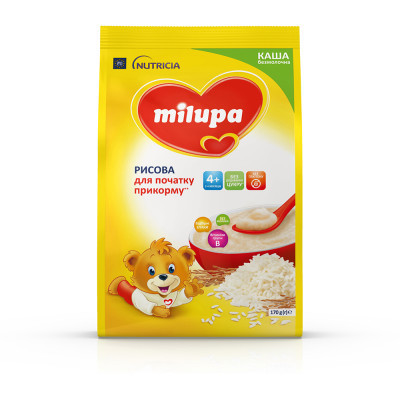 Детская каша Milupa Рисовая 170 г (5900852930058) Винница - изображение 4