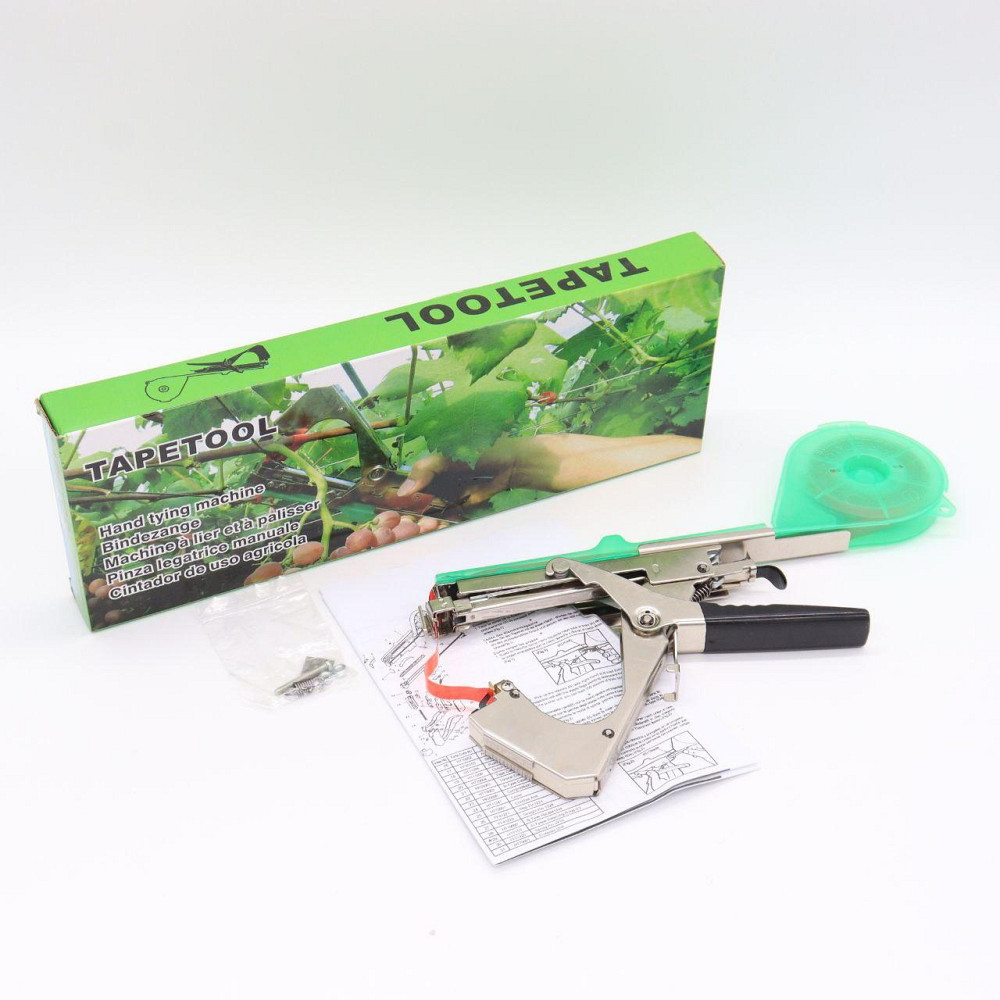 Степлер для подвязки растений с лентой, Tapetool / Степлер для винограда / Тапенер садовый Киев - изображение 10
