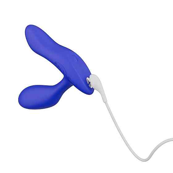Смарт-вібромасажер простати We-Vibe Vector+ ROYAL BLUE, пульт ДК, регульований кут нахилу Sex Aura Київ