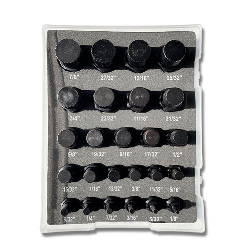 Набір екстракторів 25 шт з CrMo сталі для вилучення пошкоджених болтів, гвинтів і саморізів Київ - фото 4