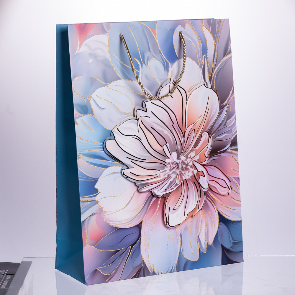 Набір подарункових пакетів з паперу 12 (шт.) картонні гарні пакети для подарунків 30×12×42 (см) HP-10359-10 Коломия - фото 7