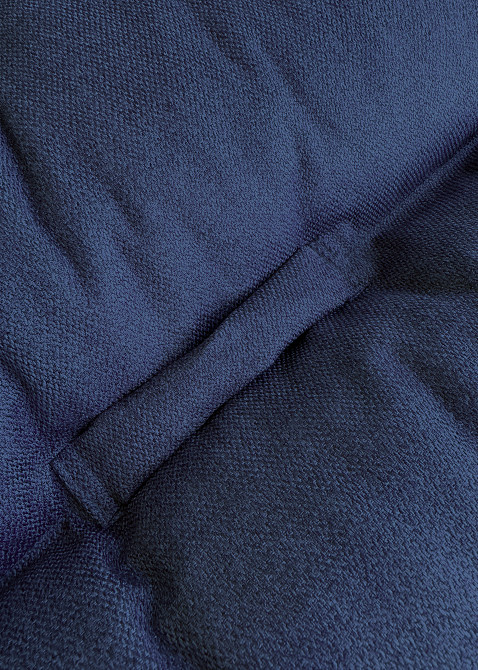 Подушка для стільців (50x120х8 см) подвійна Decorator Мальмо колір темно-синій 84-150 Київ - фото 7