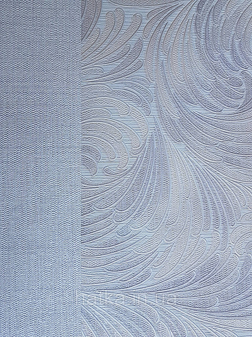 Шпалери метрові вінілові на флізелін Grandeco Poem геометрія абстракція мазки віяло бузкові бежеві на білому Київ - фото 2